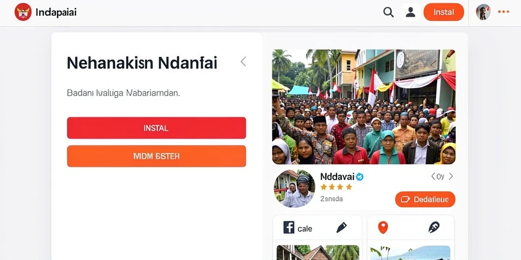Tampilan antarmuka yang menarik dan sederhana.