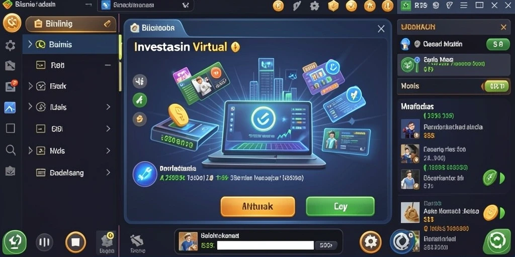 Tampilan layar utama aplikasi IOSBET.