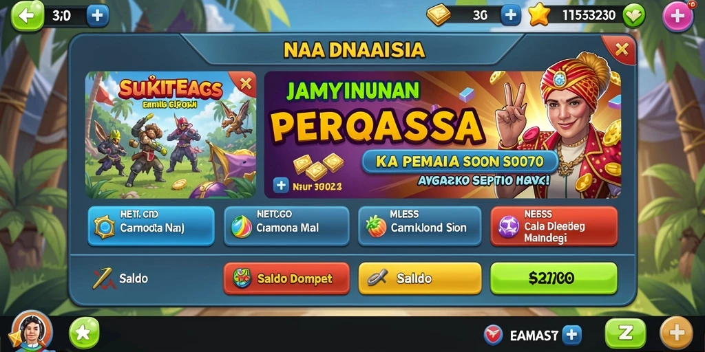 Tampilan awal aplikasi yang menarik dan user-friendly.