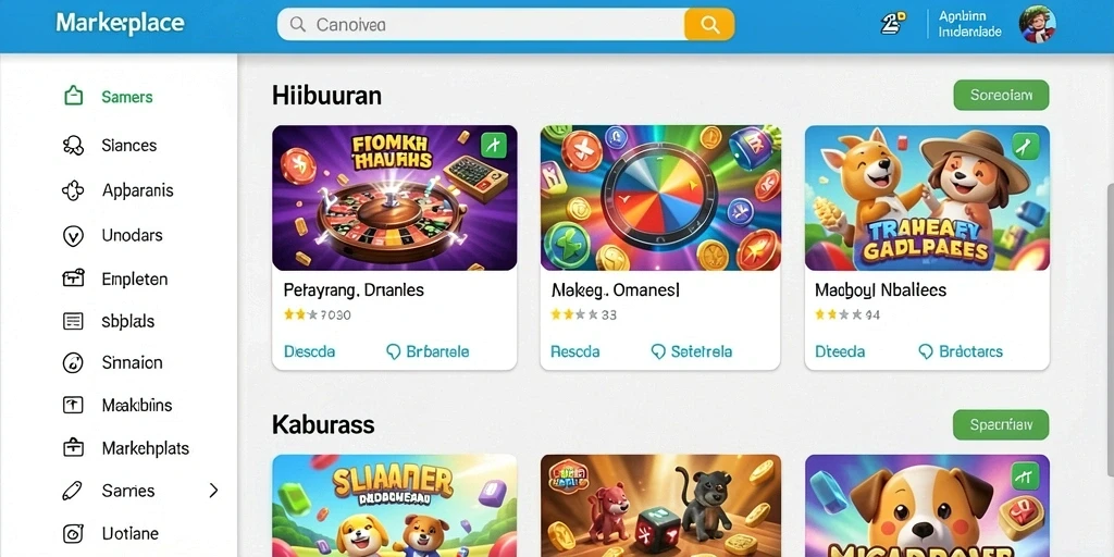 Tampilan antarmuka yang menarik dan mudah dinavigasi.