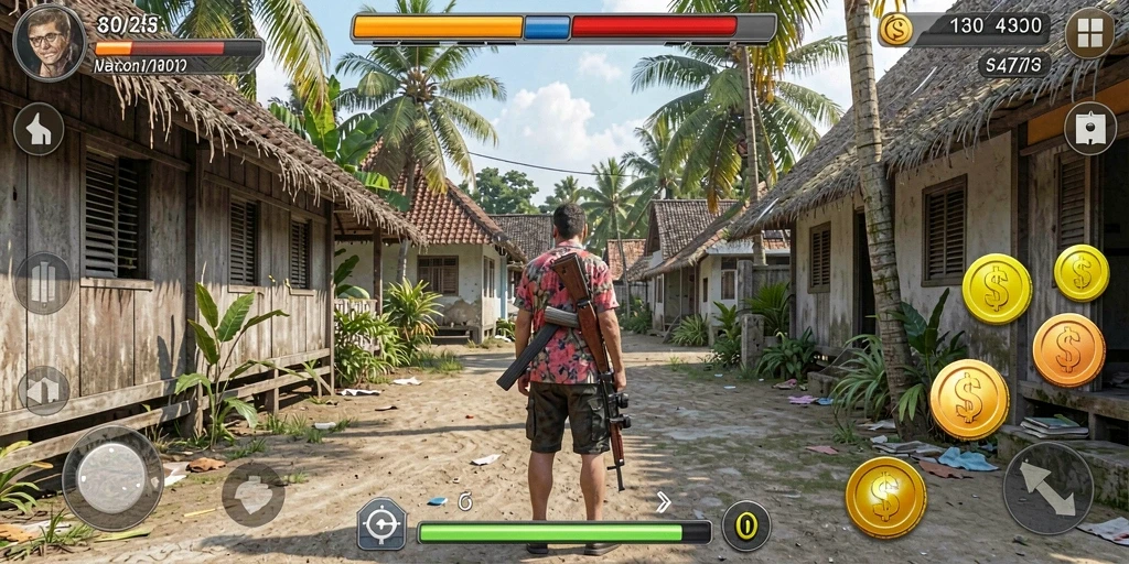 Tampilan grafis yang cerah dan menarik.