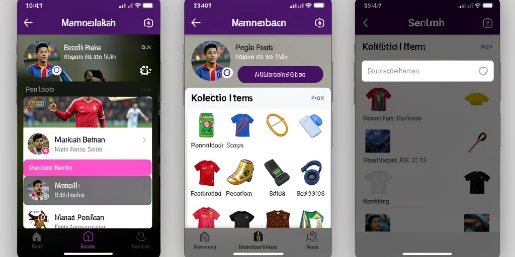 Tampilan antarmuka yang menarik dan user-friendly.